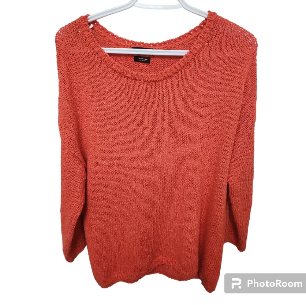 Massimo Dutti Italian Handknit Sweater